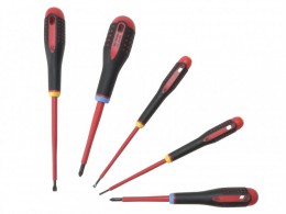 Bahco BE-9882s Insulated Ergo Screwdriver Set 5 Piece Slot / Pozi £29.99